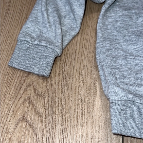 H&M DC Light Gray Hoodie with Reversible Superman and Batman Sequence Emblem - Picture 9 of 9
